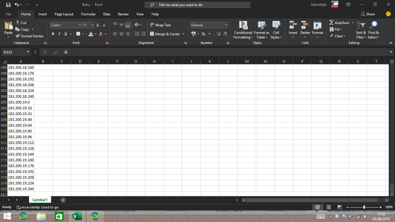 &#91;ASK&#93; Cara tulis IP di excel dengan cepat