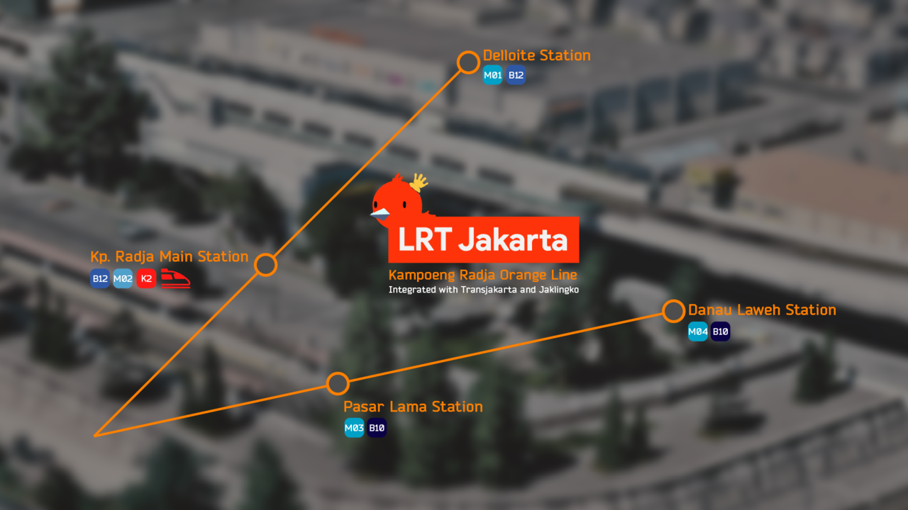 LRT Jakarta Phase#1 - Cities Skylines
