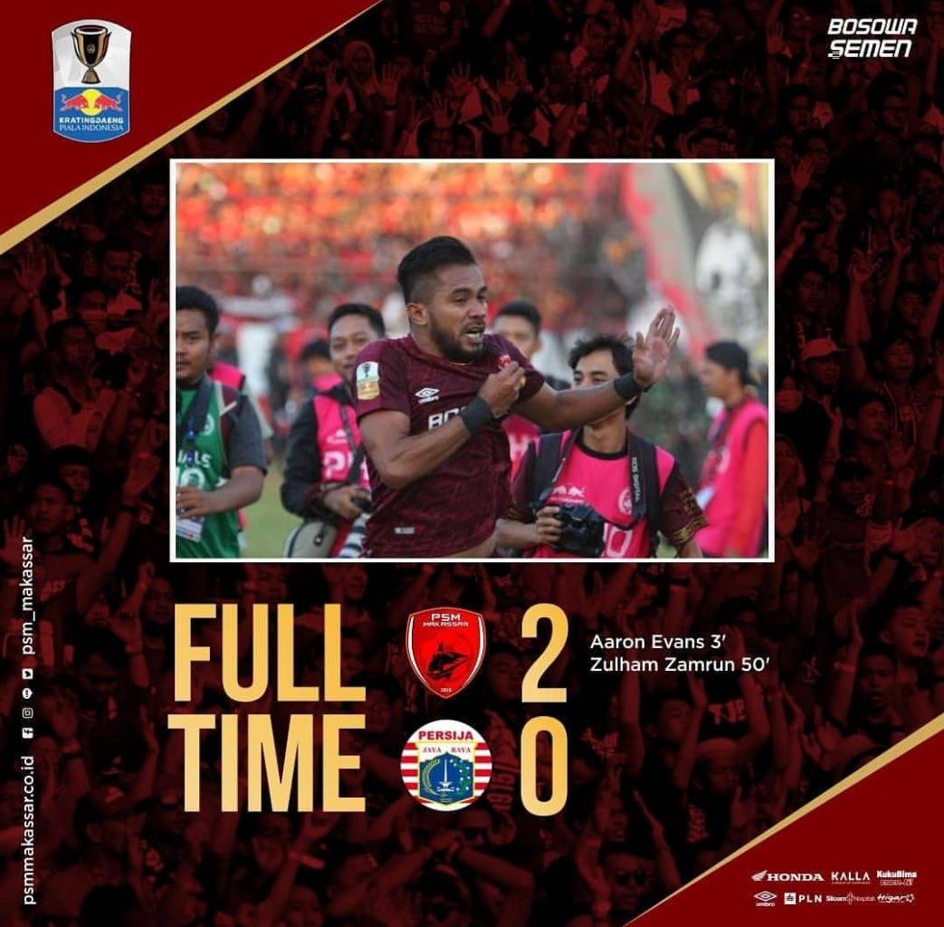 PSM Makassar Juara Piala Indonesia