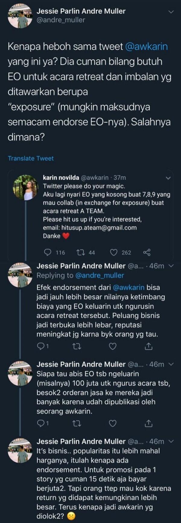 Viral, 10 Reaksi Kocak Netizen Soal Tawaran 'Exposure' Awkarin
