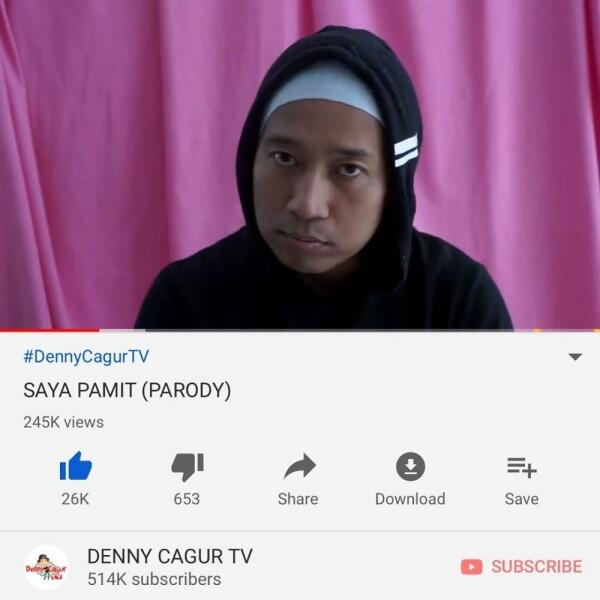 10 Potret Kocak Denny Cagur Perankan Banyak Karakter, Selalu Ngocol!