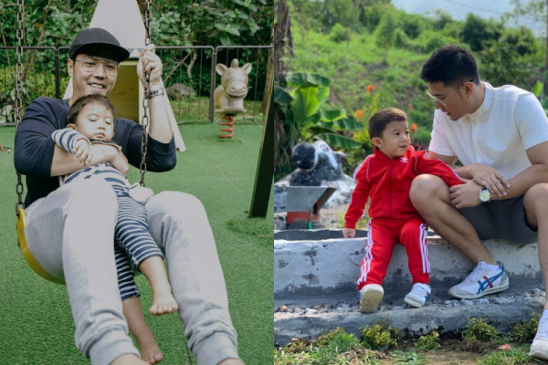 10 Potret Kekompakan Rizky Kinos dan Sang Putra, Gayanya Mirip Abis!