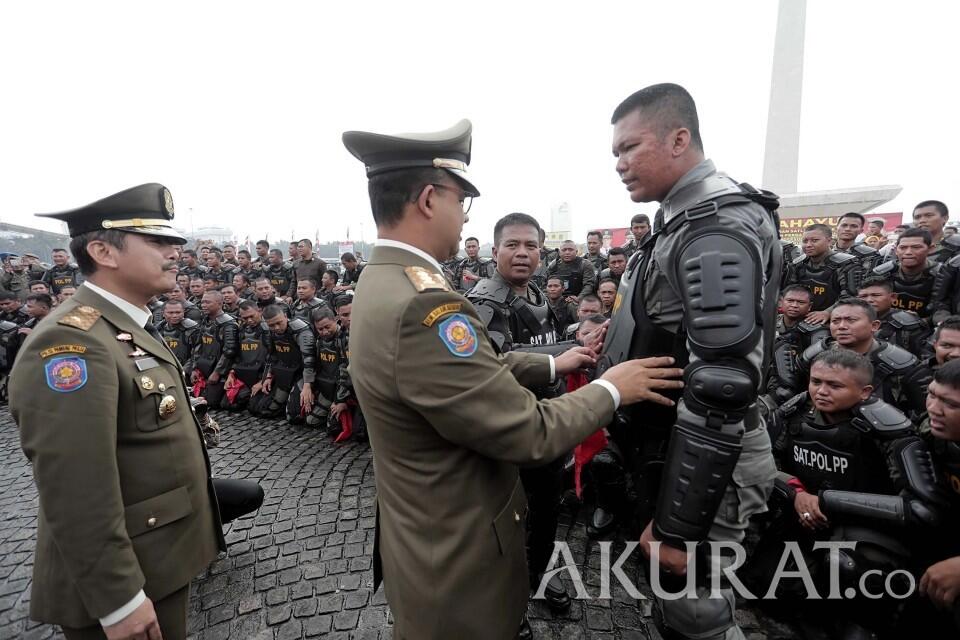 Tak Boleh Bengis, Anies Minta Satpol PP Humanis Lakukan Penindakan