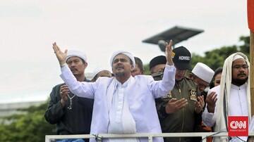Kronologi Rizieq Berdoa di Pemakaman Mbah Moen Versi FPI