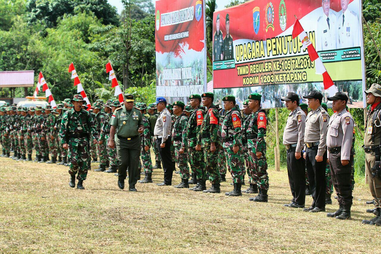 TMMD ke-105 Ketapang Resmi Ditutup
