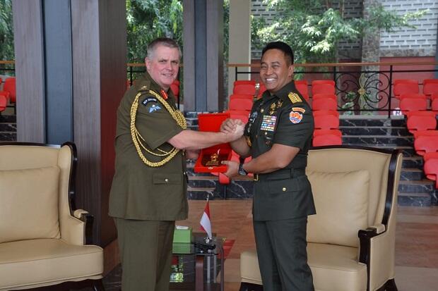 Bertemu KSAD New Zealand, Jenderal TNI Andika Bahas Kerja Sama Militer