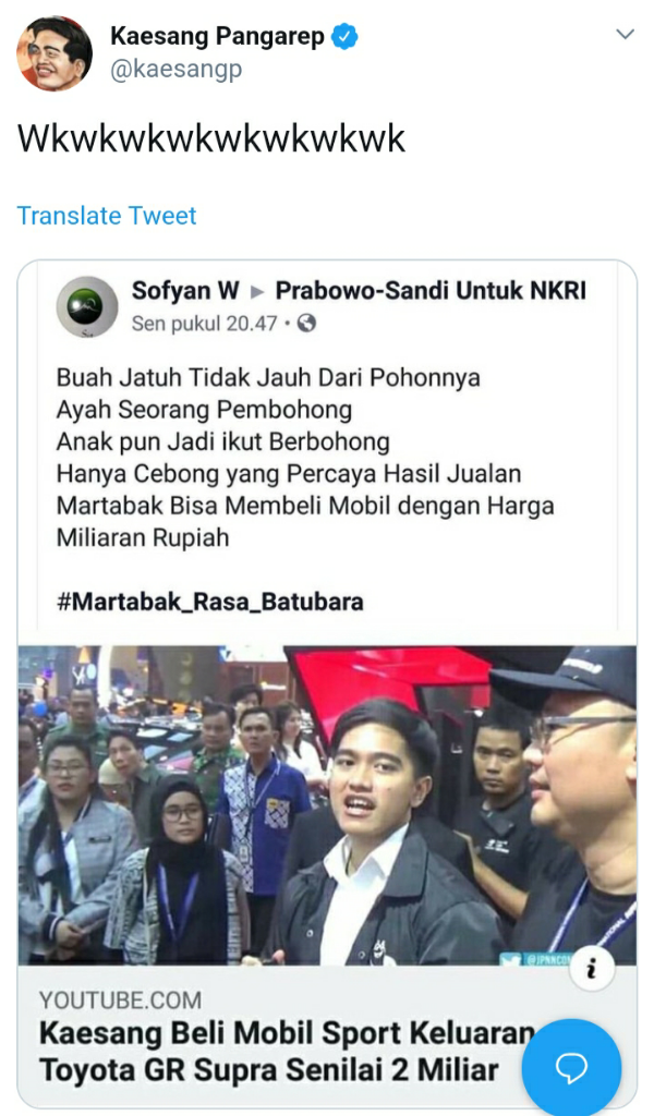 Curhatan Gibran, Suka Duka Jadi Anak Jokowi