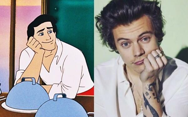Jadi Kandidat Terkuat, 8 Potret Kemiripan Harry Styles & Prince Eric
