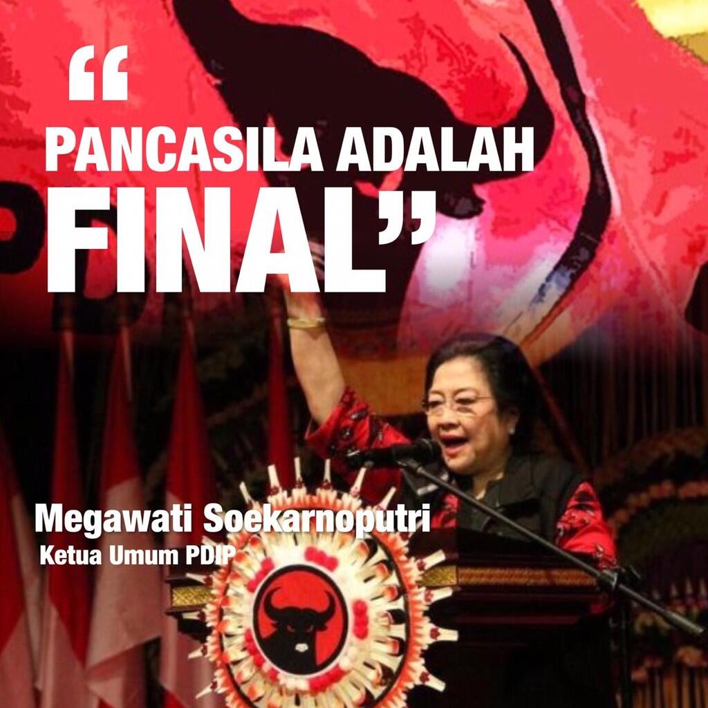 Pancasila adalah Final, Inilah Komitmen Ideologis PDI Perjuangan