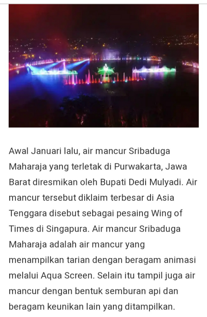 Indonesiaku Adalah Kekayaan Yang Tidak Ternilai Pribumi