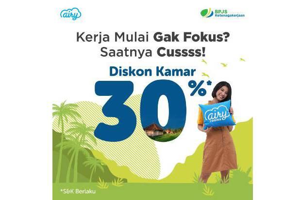 BPJS Ketenagakerjaan dan Airy Sebar Ribuan Diskon Menarik