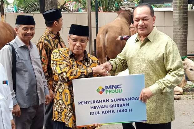 MNC Peduli Serahkan Hewan Kurban untuk PBNU