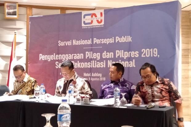 Survei Cyrus: Mayoritas Ingin Partai Pro-Prabowo Gabung Pemerintah