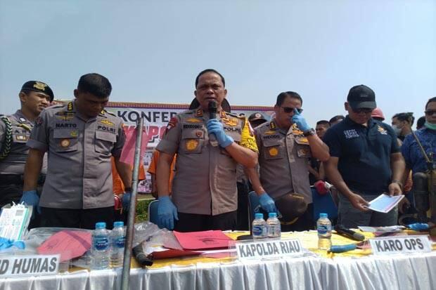 Polda Riau Tetapkan Perusahaan Kelapa Sawit Tersangka Karhutla