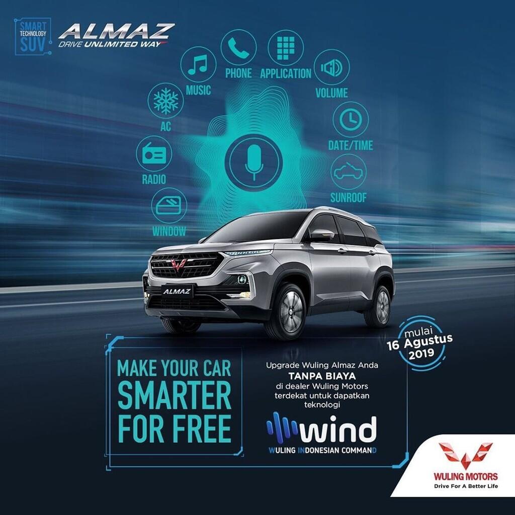 UPGRADE WULING ALMAZ "TANPA BIAYA"