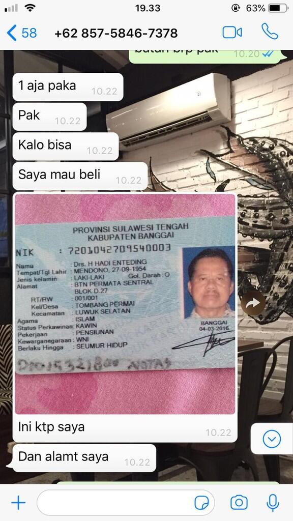 HATI HATI PENIPUAN DENGAN MEMINTA IDENTITAS FOTO KTP DAN FOTO SELFIE ANDA