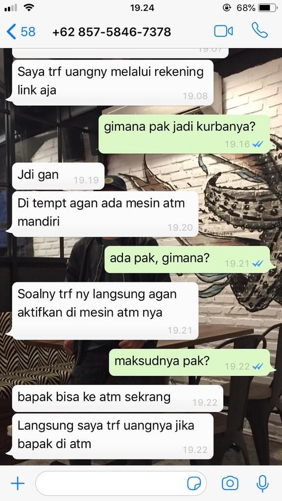 HATI HATI PENIPUAN DENGAN MEMINTA IDENTITAS FOTO KTP DAN FOTO SELFIE ANDA