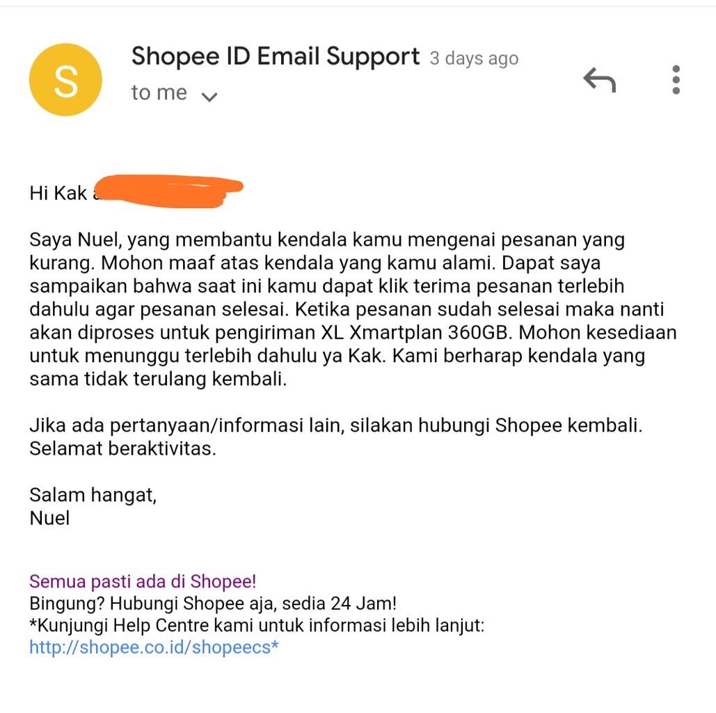 Seller Vivo Indonesia di Shopee mall penipu atas produk yang di jual Vivo S1