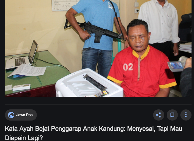 Cerita Pilu Gadis Belia di Surabaya, Dihamili Ayah Kandung Dua Kali