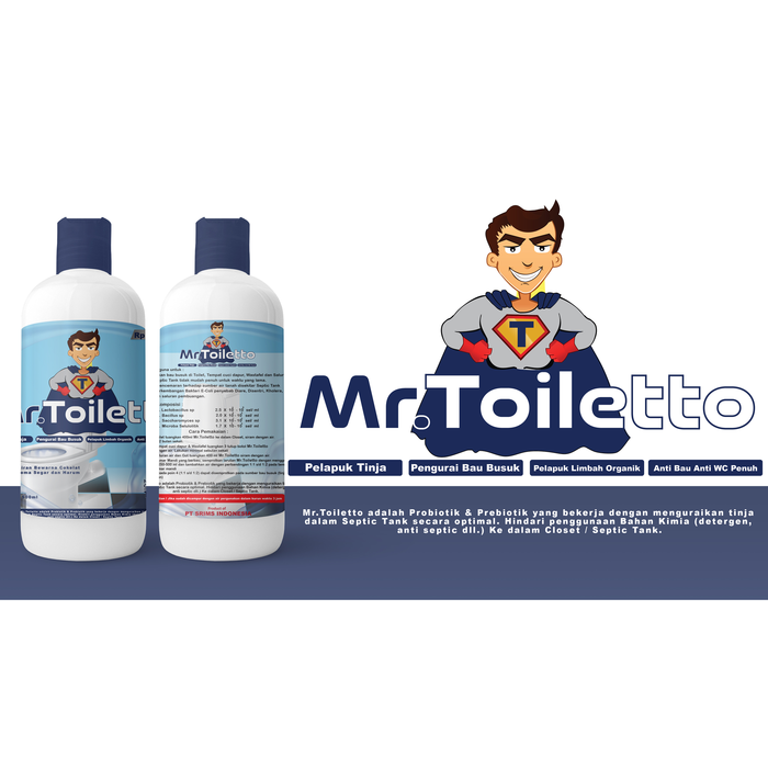 Reseller Dropshipper Alat Rumah Tangga Pembersih Pengurai Septic Tank Mr.Toiletto