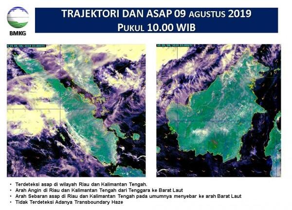 BMKG Pastikan Asap Karhutla Tidak Masuk Wilayah Malaysia