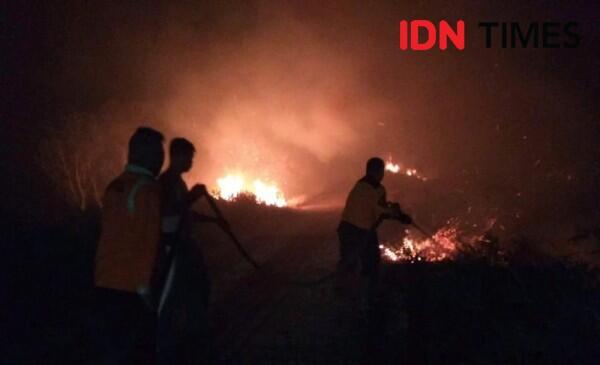 Punya Mantan Pejabat, Kebakaran Lahan di Ogan Ilir Diduga Disengaja
