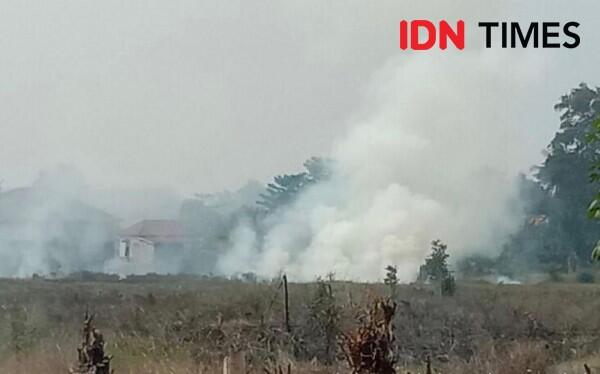 Punya Mantan Pejabat, Kebakaran Lahan di Ogan Ilir Diduga Disengaja