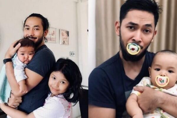 Ayah Idaman, 10 Momen Manis Kedekatan Uki eks Noah & Kedua Buah Hati