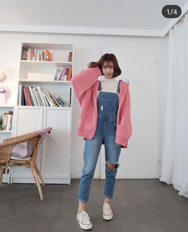 9 Gaya OOTD Sepatu Putih ala Sunny Dahye yang Keren Abis