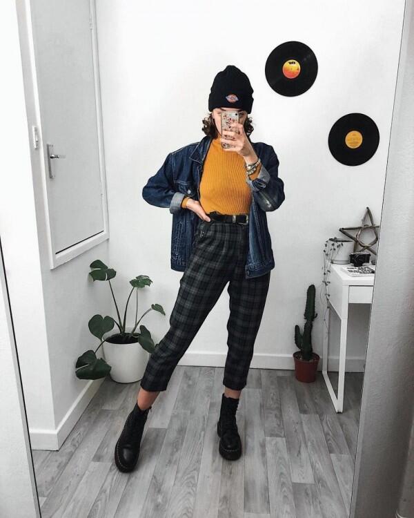 10 Inspirasi Outfit Grunge ala Sophie Seddon, Kekinian Banget!