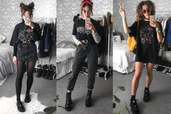 10 Inspirasi Outfit Grunge ala Sophie Seddon, Kekinian Banget!
