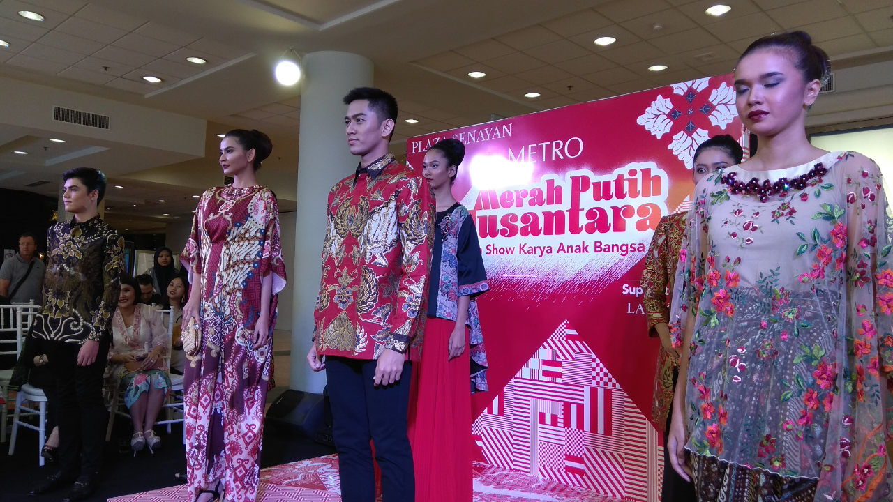 METRO ”MERAH PUTIH NUSANTARA" 2019, Koleksi Karya Anak Bangsa Menyambut HUT RI ke-74.