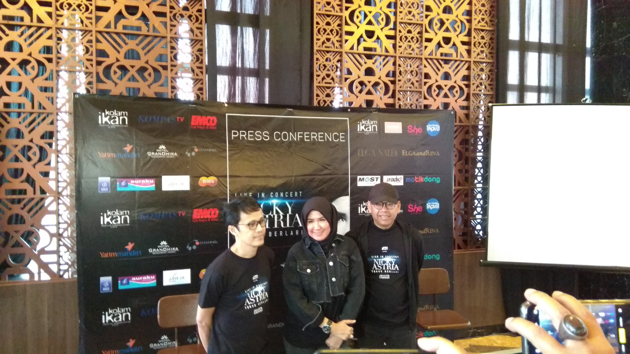 Lady Rocker NICKY ASTRIA Kembali Menggebrak Dengan Konser TERUS BERLARI.