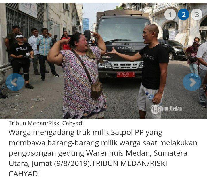 Kuasai Sebagian Gedung Warenhuis, Serikat Pekerja Ini Menolak Ditertibkan Satpol PP