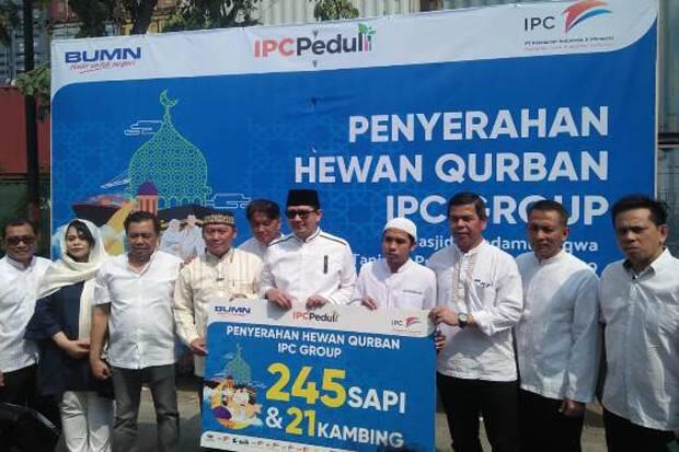 Jelang Idul Adha, IPC Serahkan Ratusan Hewan Kurban