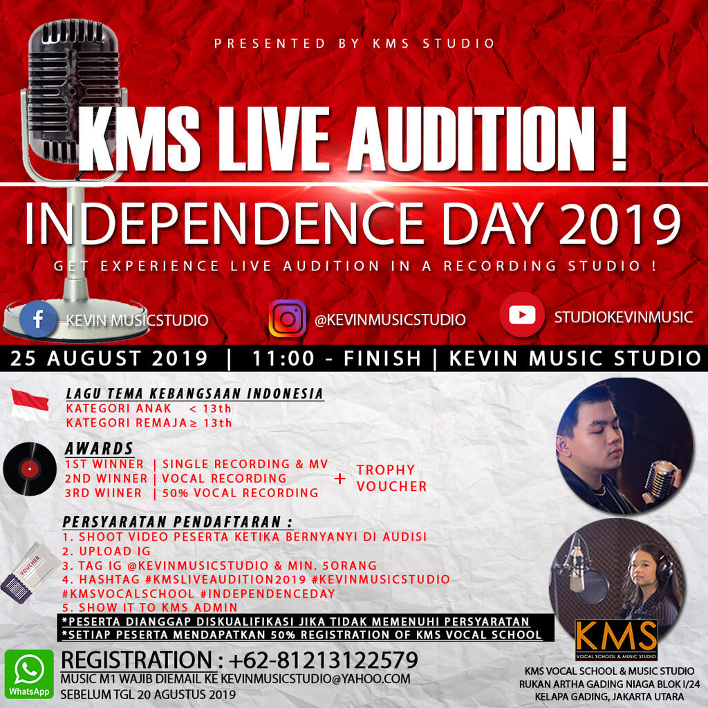 KMS LIVE AUDITION!