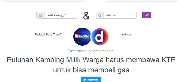 Screenshot Tweetmashup terlucu spesial hari raya qurban