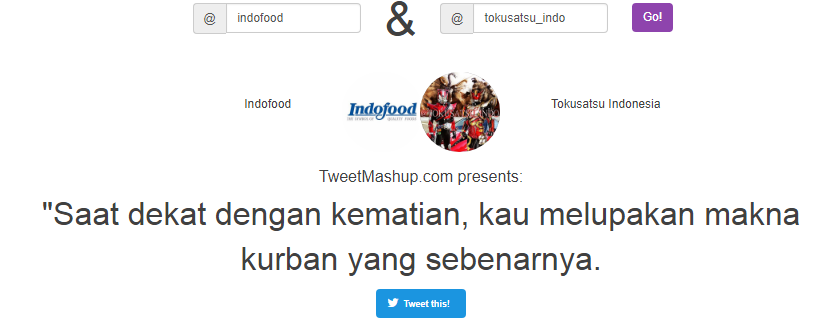 Screenshot Tweetmashup terlucu spesial hari raya qurban