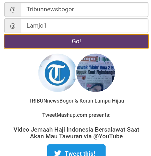 Screenshot Tweetmashup terlucu spesial hari raya qurban