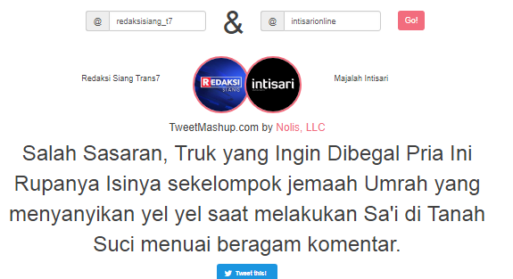 Screenshot Tweetmashup terlucu spesial hari raya qurban