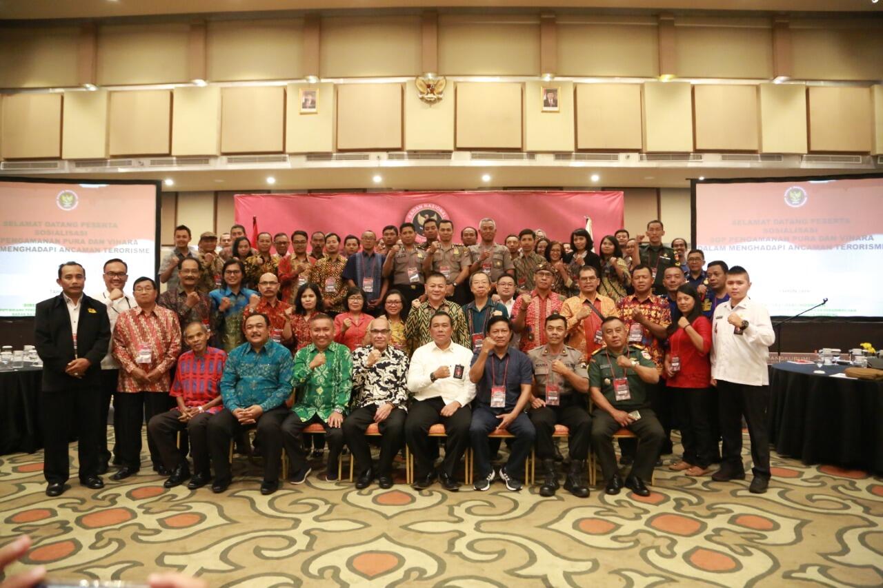 BNPT Sosialisasi SOP Pengamanan Pura dan Vihara dari Terorisme
