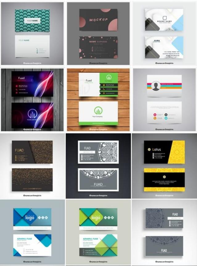 DOWNLOAD TEMPLATE NAMECARD/KARTU NAMA GRATIS 