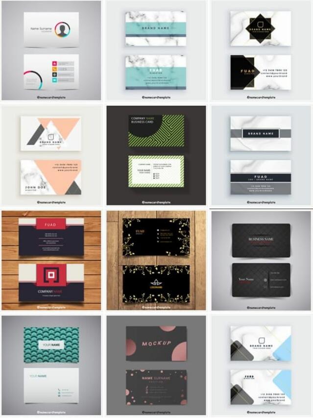 DOWNLOAD TEMPLATE NAMECARD/KARTU NAMA GRATIS 