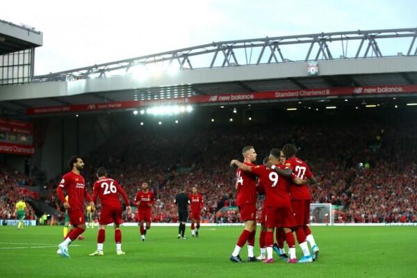 Membuka Premier League 2019/2020, Liverpool Bantai Norwich