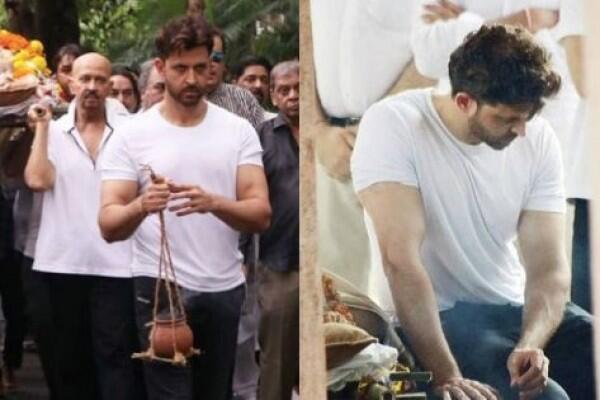 10 Potret Duka Pemakaman Om Prakash, Aktor Senior Kakek Hrithik Roshan