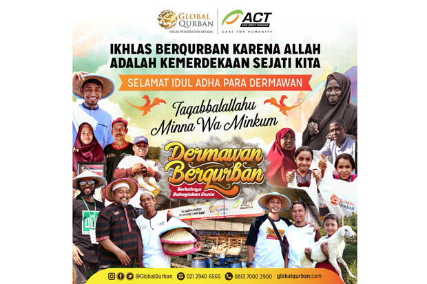 Global Qurban-ACT Sebarkan Hewan Kurban untuk Jutaan Penerima Manfaat di Dunia