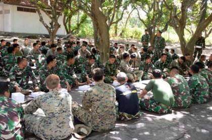 Marinir Indonesia Kenalkan Tradisi Idul Adha kepada Marinir Amerika