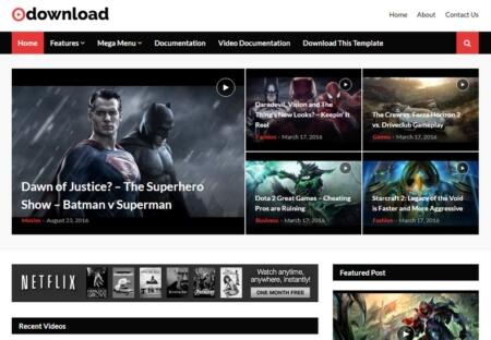 VIDEO DOWNLOAD FREE BLOGGER TEMPLATE