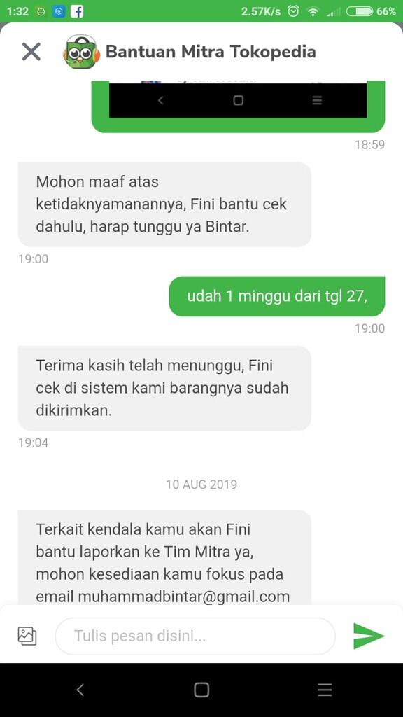 Mitra Tokop#### order barang blm dtg tapi dianggap transaksi berhasil