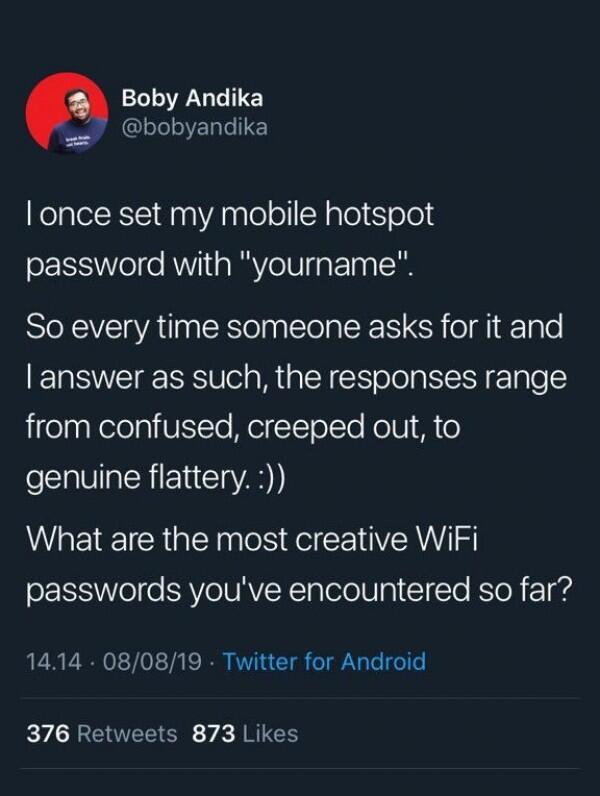 10 Cerita Netizen Soal Password Wi-Fi Paling Kocak, Apa Versi Kamu?